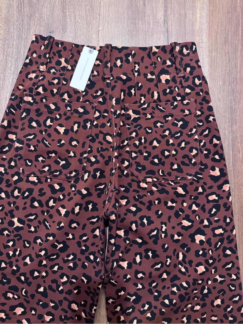 Anthropologie Maeve Collette Wide-Leg Cropped Ponte Pants - Picture 9 of 10